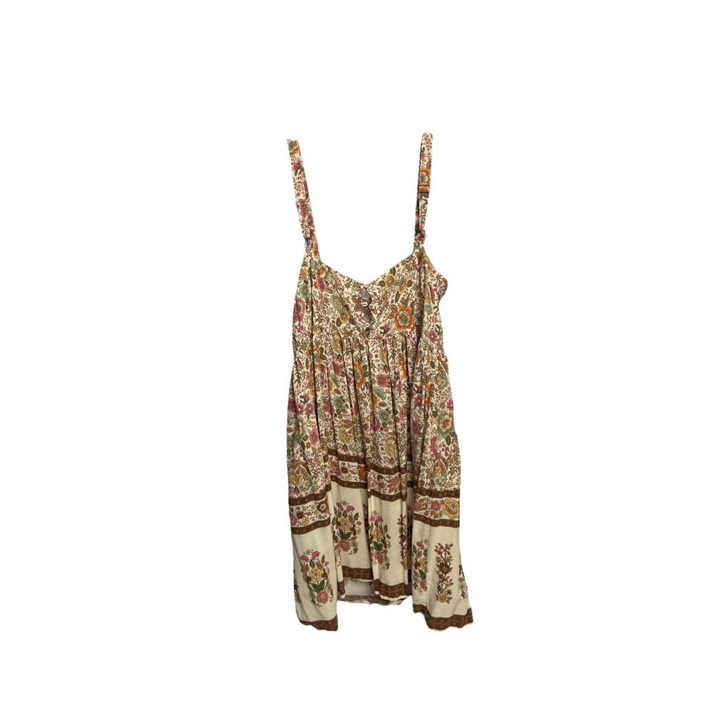 NATURAL LIFE Floral Sundress in Cream, Green & Rust - Picture 5 of 10